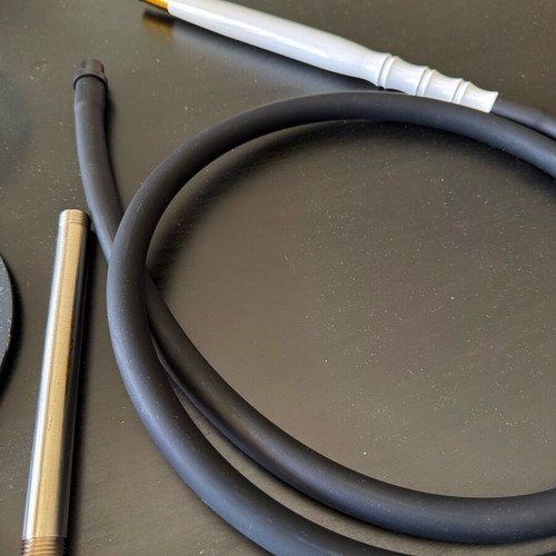 Alpha S Hookah used with glass, hose, and handle