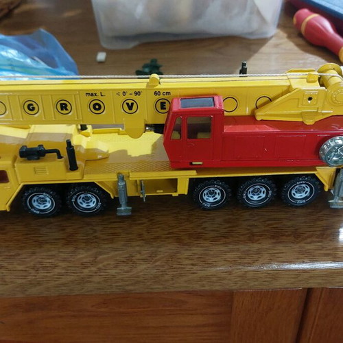 Siku crane used, made in Germany
