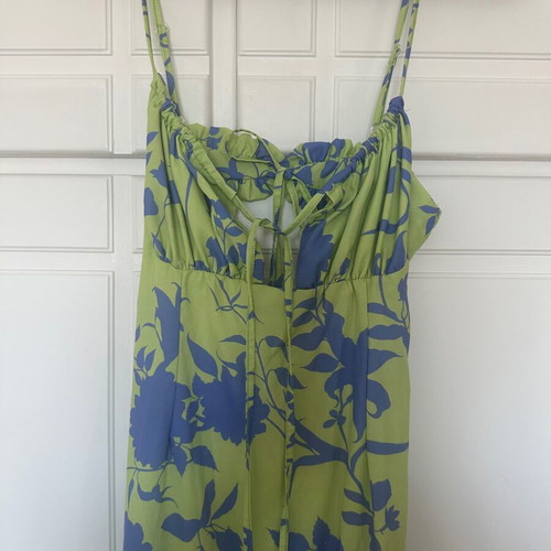 Benissimo floral dress unused, size M, green and turquoise