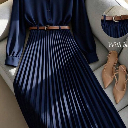 Blue shirt and skirt set new
