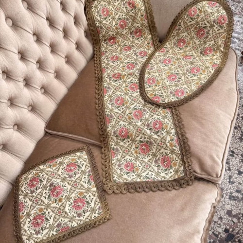 Vintage German table linen set
