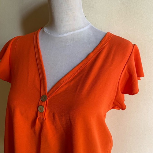 Women's blouse coral color size medium new