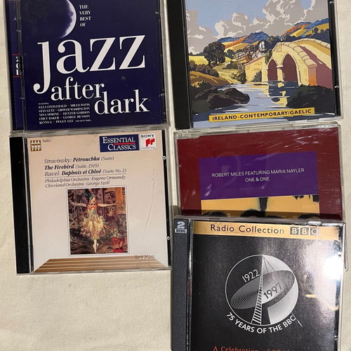 CD pack like new with jazz, classical, ambient and compilations