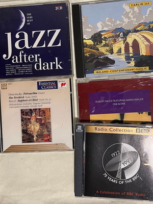 CD pack like new with jazz, classical, ambient and compilations