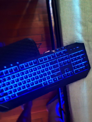 Gaming πληκτρολόγιο Coolermaster Devastator 2 μεμβράνης μεταχειρισμένο με μπλε φωτισμό