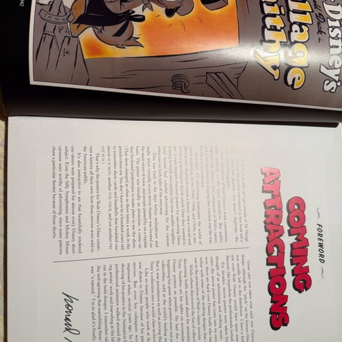 Disney Poster Book volume like new, posters from Disney movies