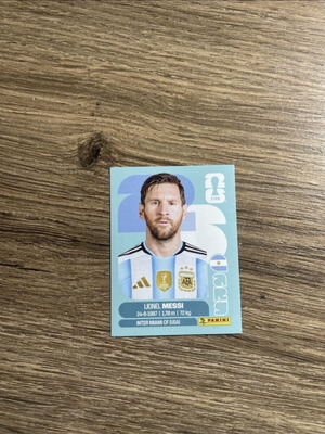 Messi World Cup 2026 Panini sticker, authentic