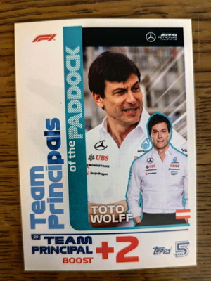 Topps Formula 1 2024 like new, Toto Wolff
