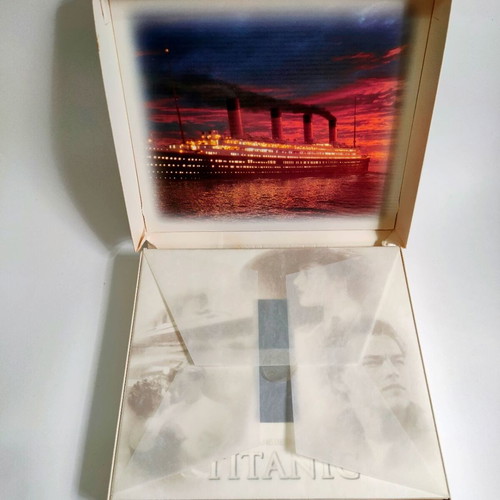 Titanic VHS tape used, rare collectible edition with subtitles