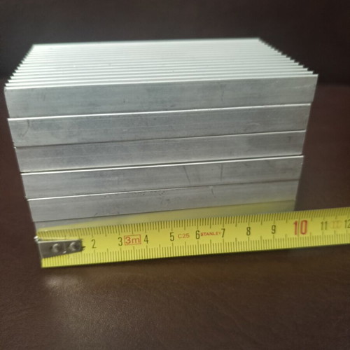 Aluminum Radiators EN AW-6060 New, 100x60x10mm, Pack of 7