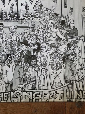 NOFX The Longest Line 12ιντσο single, αμερικανική έκδοση 1992 VG+