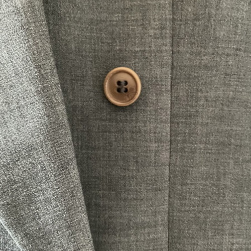 Studio 0001 by Gianfranco Ferré double-breasted suit, gray, size M
