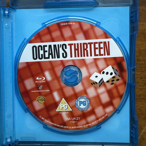 Ocean's Thirteen Blu-Ray like new without Greek subtitles