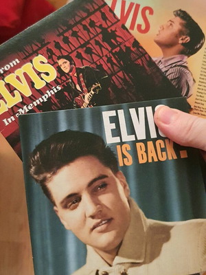 3 Elvis Presley albums on audio CD new, blues