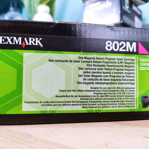 Toner Lexmark Magenta 802M genuine new