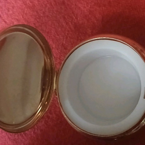 Collectible metal pill box Swiss new with enamel decoration