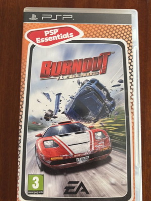 Burnout Legends PSP game, EA, PSP Essentials, full in box