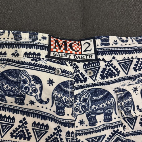 MC2 Saint Barth men's swim shorts Elephant print size M like new