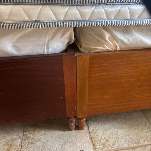 Two divan beds like new with single mattresses