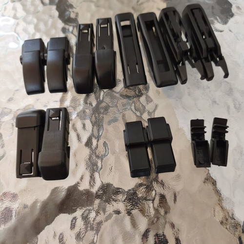 Plastic Wiper Clips Set of 7 New
