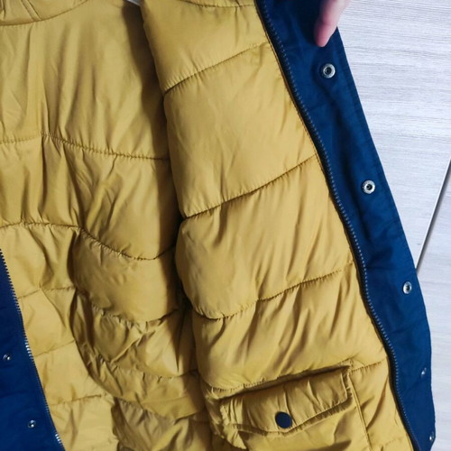 Marks & Spencer reversible jacket for 10-11 years like new, blue and yellow