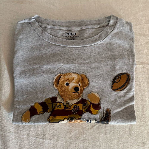 Polo Ralph Lauren T shirt gray like new, size L