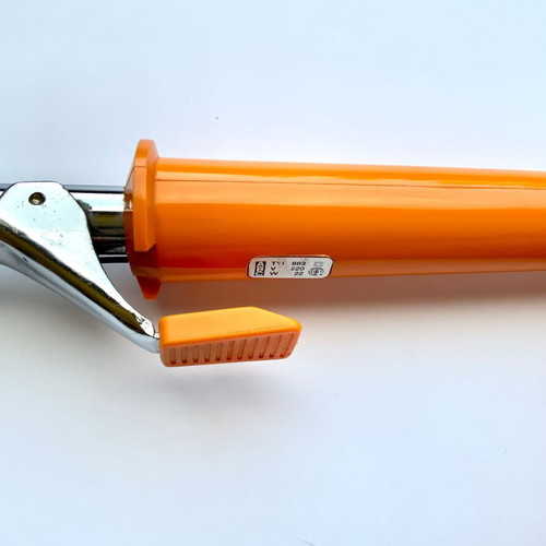 Hair Curling Iron Retro used, orange 1970s ABC