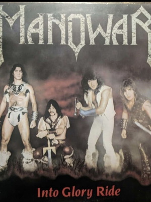 Manowar Into Glory Ride 1983 βινύλιο άλμπουμ, μέταλ