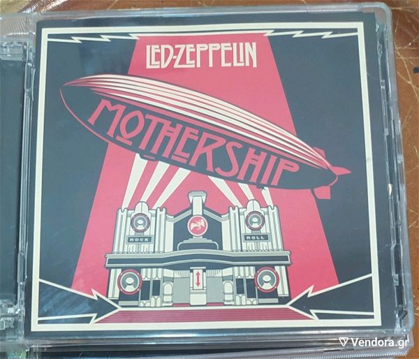  diplo CD Led Zeppelin, Mothership, 2007,spanio isagogis