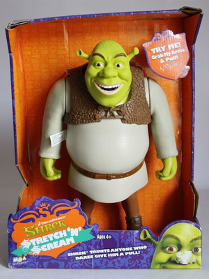Shrek Stretch N Scream 33cm φιγούρα που μιλάει MGA καινούργια