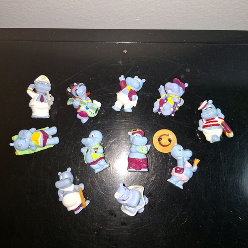 Kinder Surprise Hippo figure used with wear