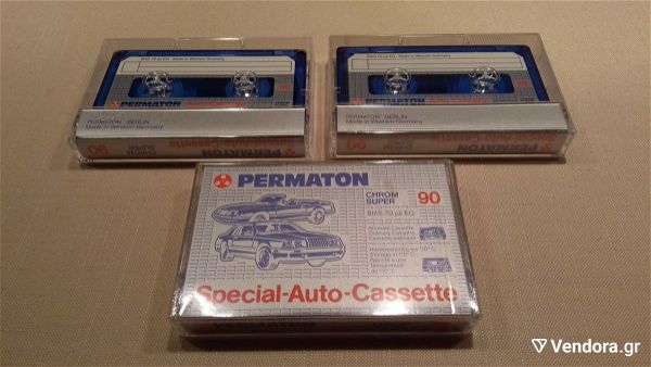 kasettes ichou Permaton CHROM SUPER / SPECIAL AUTO 90