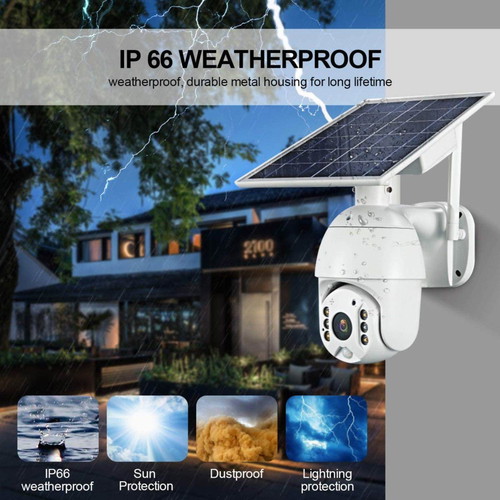 Wireless Solar IP Camera 1080P with WiFi Connection new