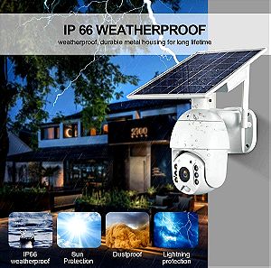 Ασύρματη ηλιακή κάμερα IP 1080P με σύνδεση WiFi
