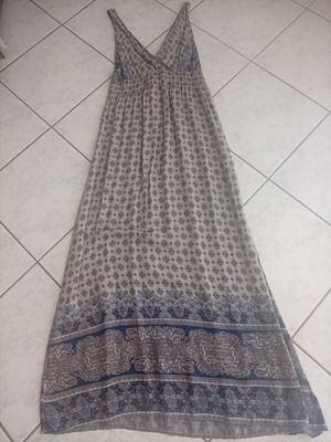 H&M boho dress, gray, size S