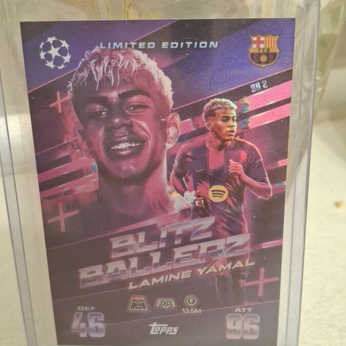 Lamine Yamal Topps Blitz Ballerz card