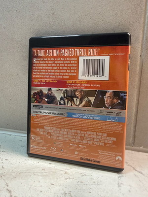 Patriot Games 4K+Blu-ray like new with Greek subtitles