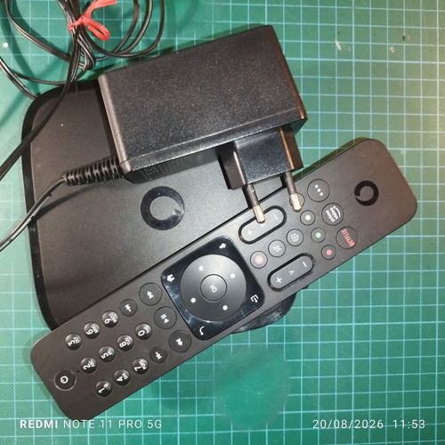 Vodafone TV Box GR-1280 with remote and power supply