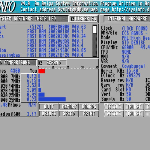Amiga 500/500+ Accelerator HC508 Turbo like new with 8MB fast RAM and IDE controller
