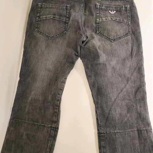 Armani Cropped Jeans like new, grey with subtle glitter