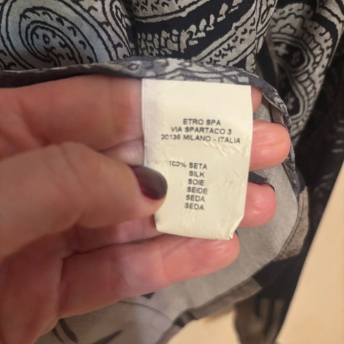 Etro Silk Ensemble Small like new, black and beige