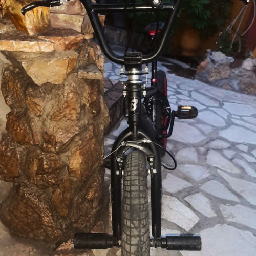 BMX Bullet bike, black, 20 inch wheels
