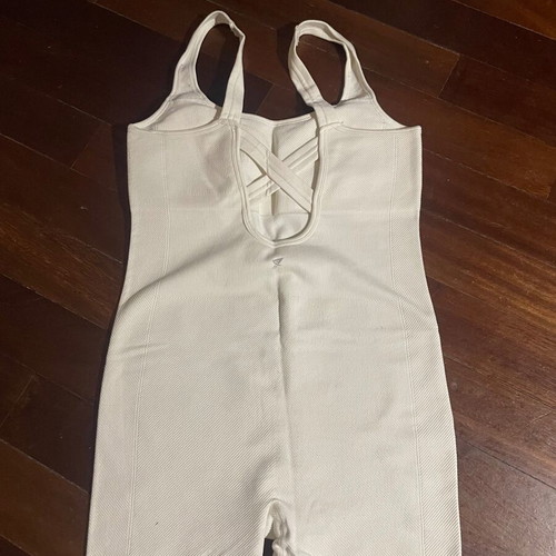 Jumpsuit off white beige Primark new, small/medium