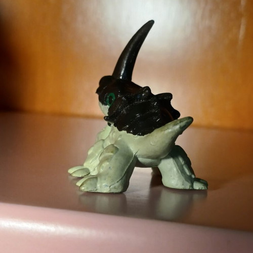 Monochromon Digimon figure, authentic retro mini