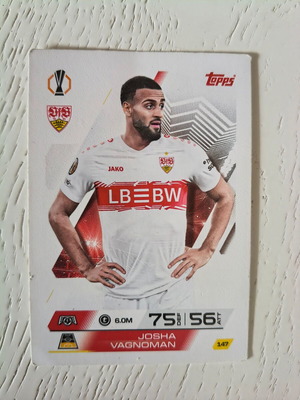 Topps UEFA Europa League 2024/25 Josha Vagnoman #147 συλλεκτική κάρτα