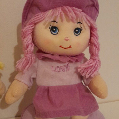 Cloth dolls set of 2, 30 cm, like new