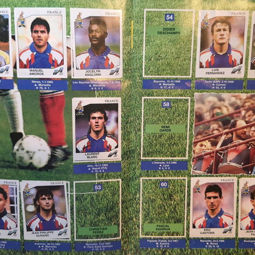 Panini Album EURO '92 used, rare collectible