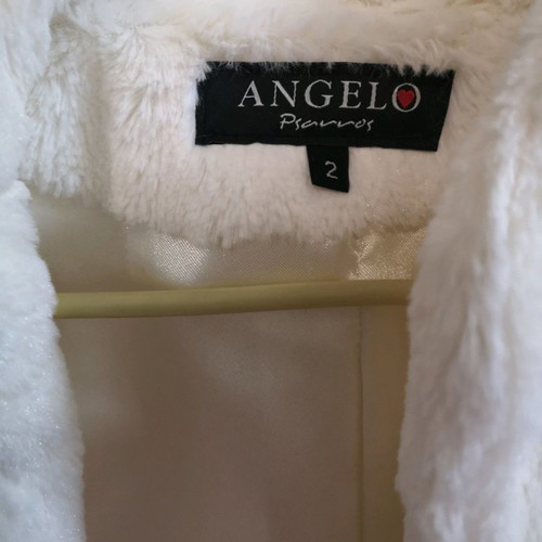 Angelo Psarros ecological fur new, white, size M