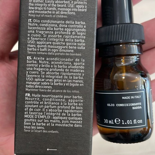 Depot No. 505 Conditioning Beard Oil 30 ml Leather & Wood new