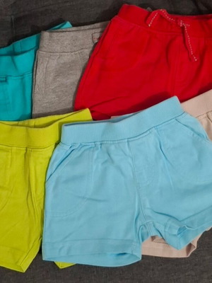 Mothercare baby shorts size 3-6 months like new, pack of 6